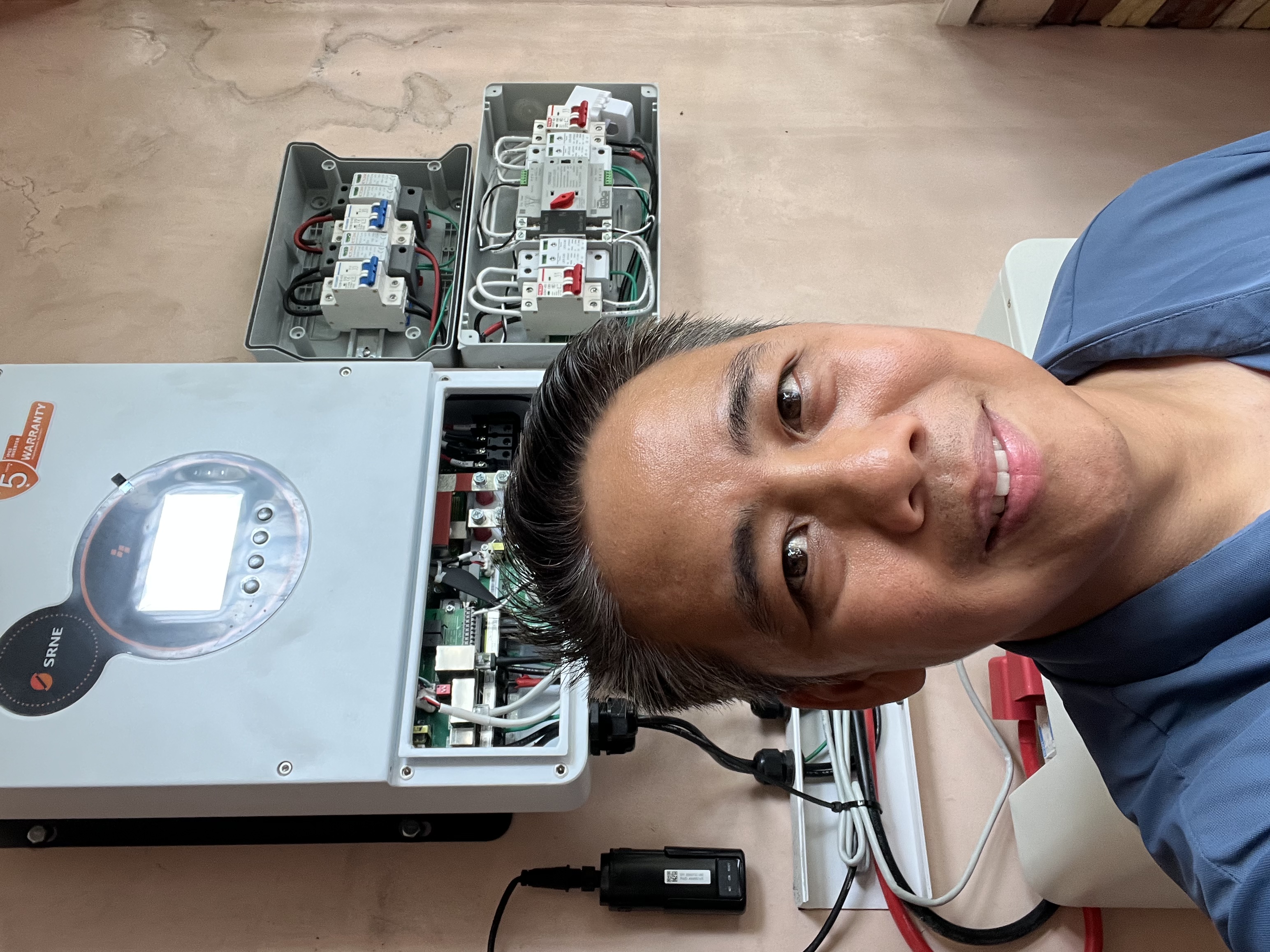 Completed 16KW commercial solar equipment