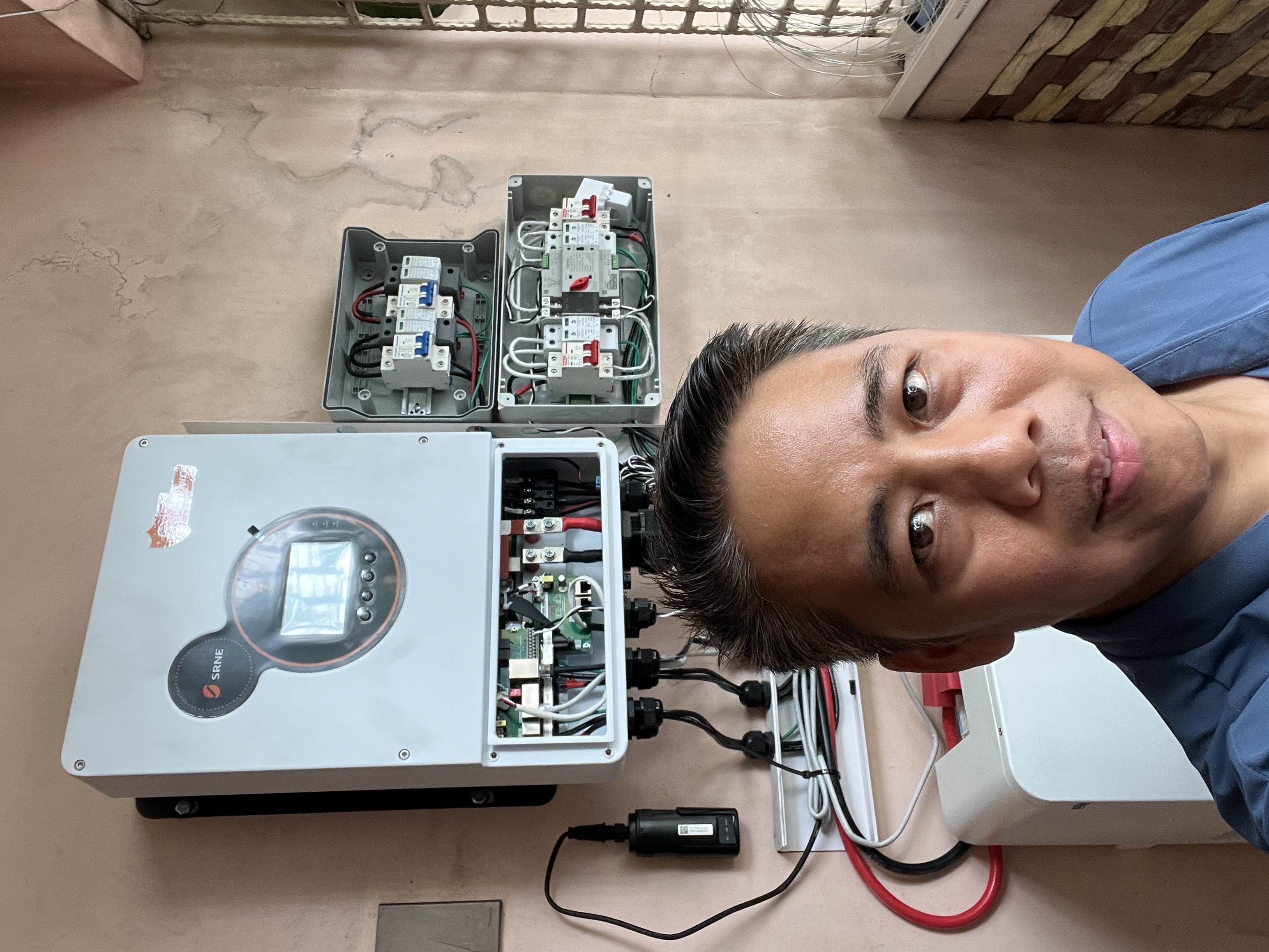 16KW commercial solar battery system