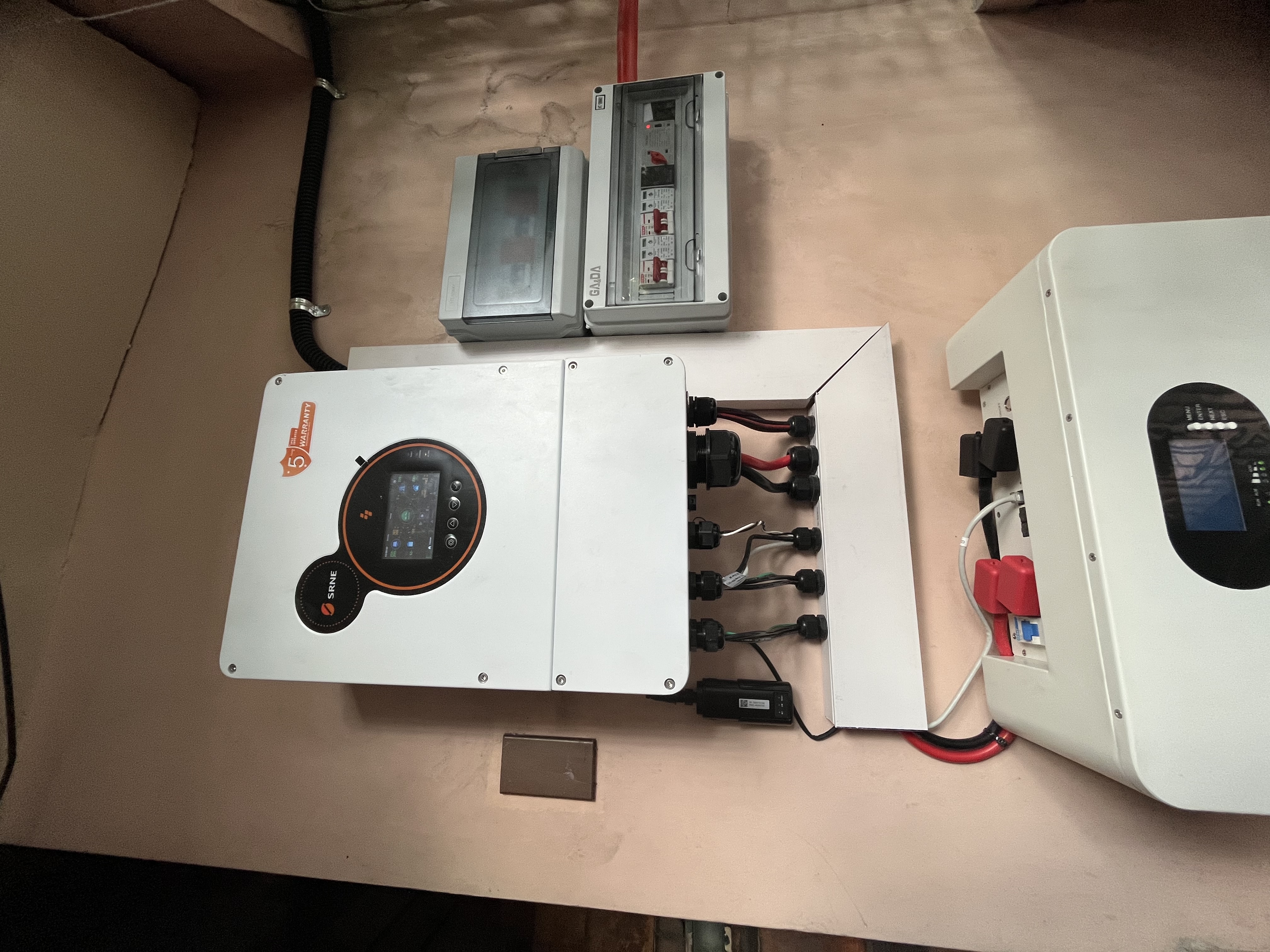 16KW commercial solar inverter setup