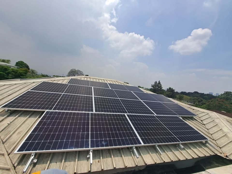 16KW commercial solar panel installation