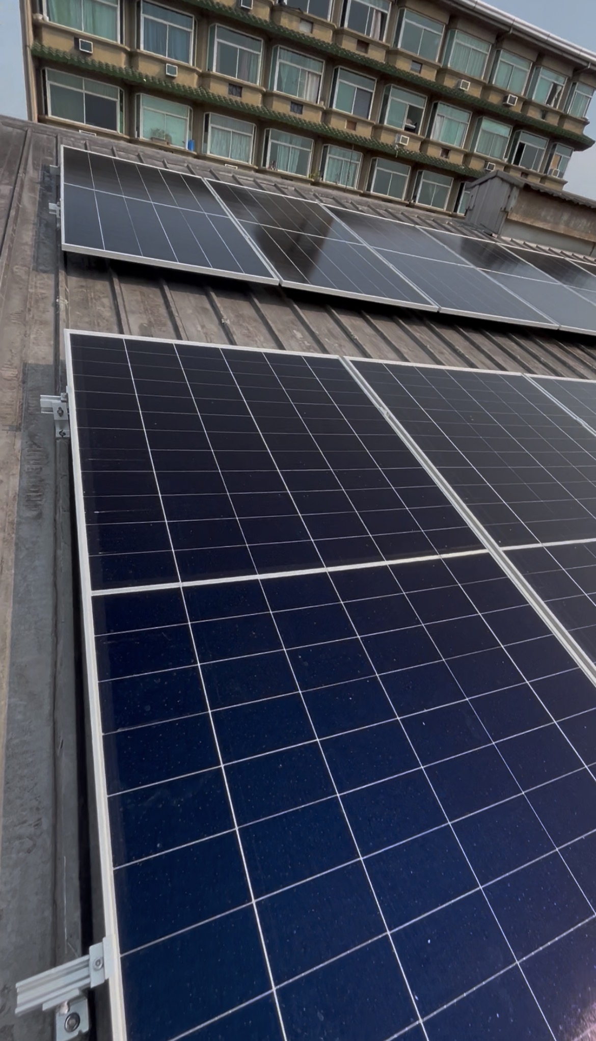 Completed 8KW solar equipment installation